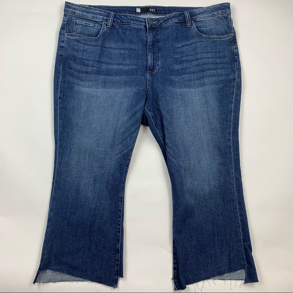 Kut from the Kloth Women's Blue Wide Leg Jeans